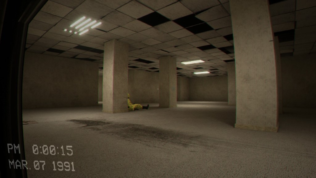 Escape the backrooms gameplay screenshot 2