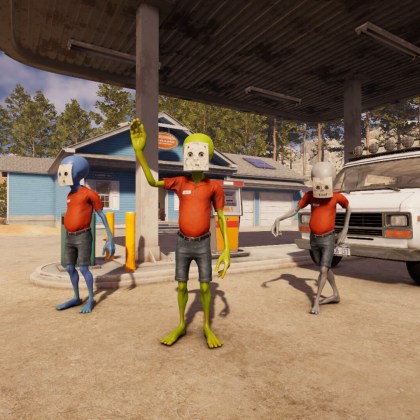 As if being a gas station attendant in Roadside Research wasn't stressful enough, I'm also an alien who has to research humans while trying not to poop goop everywhere gameplay screenshot 2