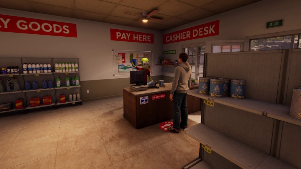 As if being a gas station attendant in Roadside Research wasn't stressful enough, I'm also an alien who has to research humans while trying not to poop goop everywhere gameplay screenshot 7