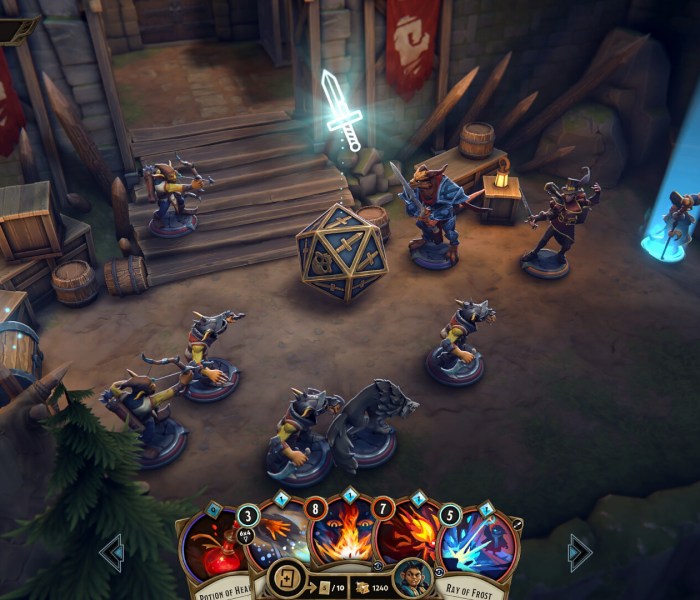 Tactical gameplay scene from Demeo x Dungeons & Dragons: Battlemarked