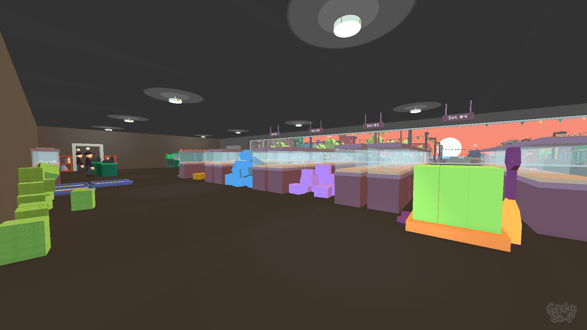 Colorful 3D environment showcasing a vibrant game setting in Zoopunk.