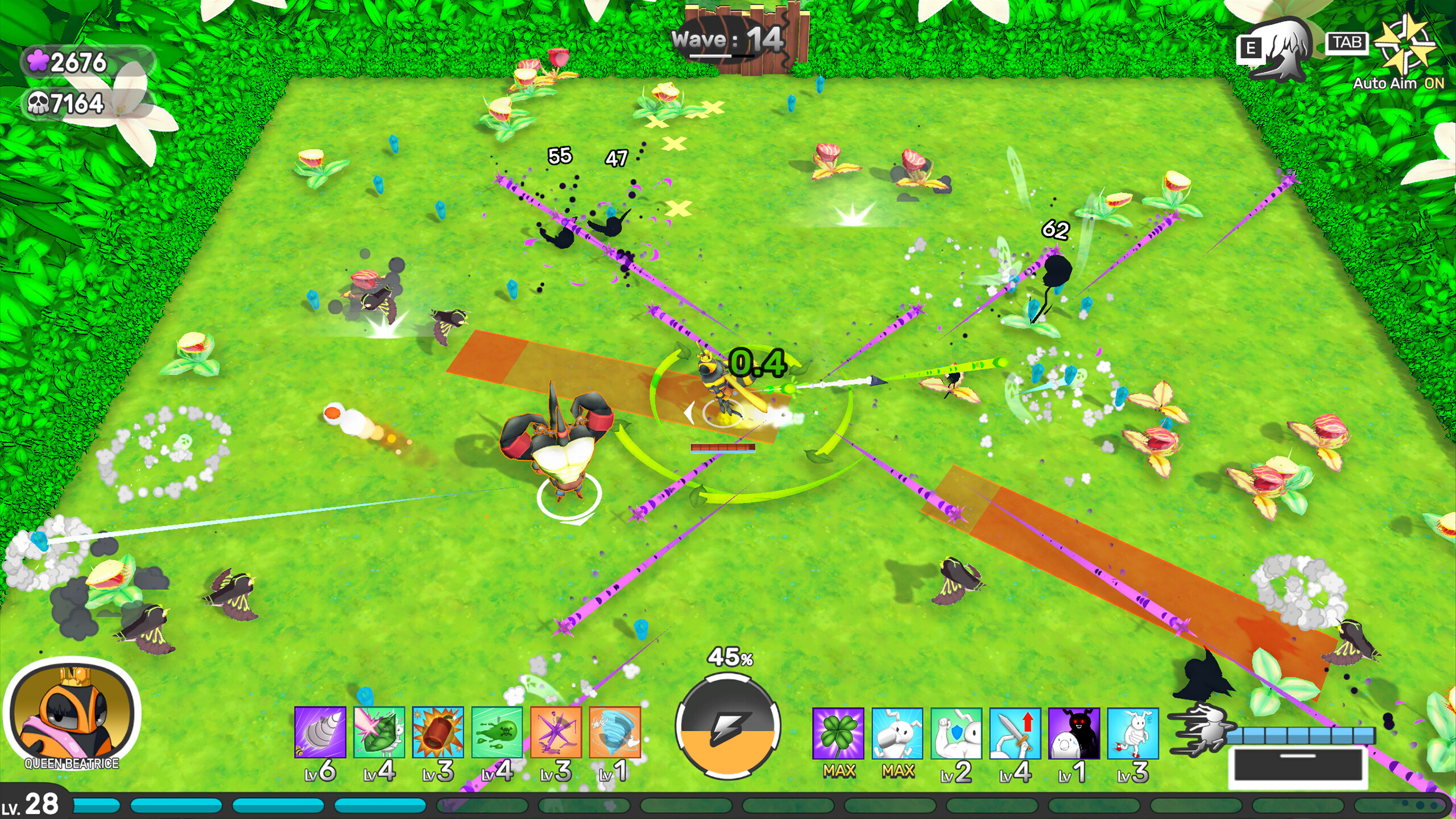 Action-packed gameplay in Cast Outs featuring vibrant magic and cooperative combat.