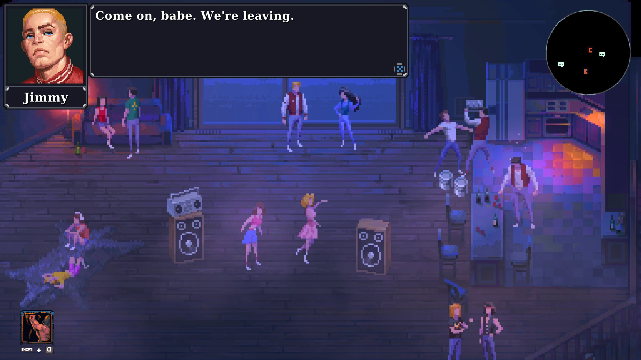 Scene from Kingdom of Night featuring characters in a vibrant dance scene.