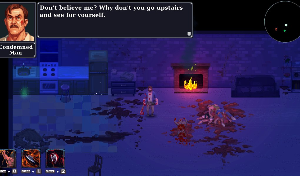 Dramatic scene from Kingdom of Night featuring a condemned man in a dark room