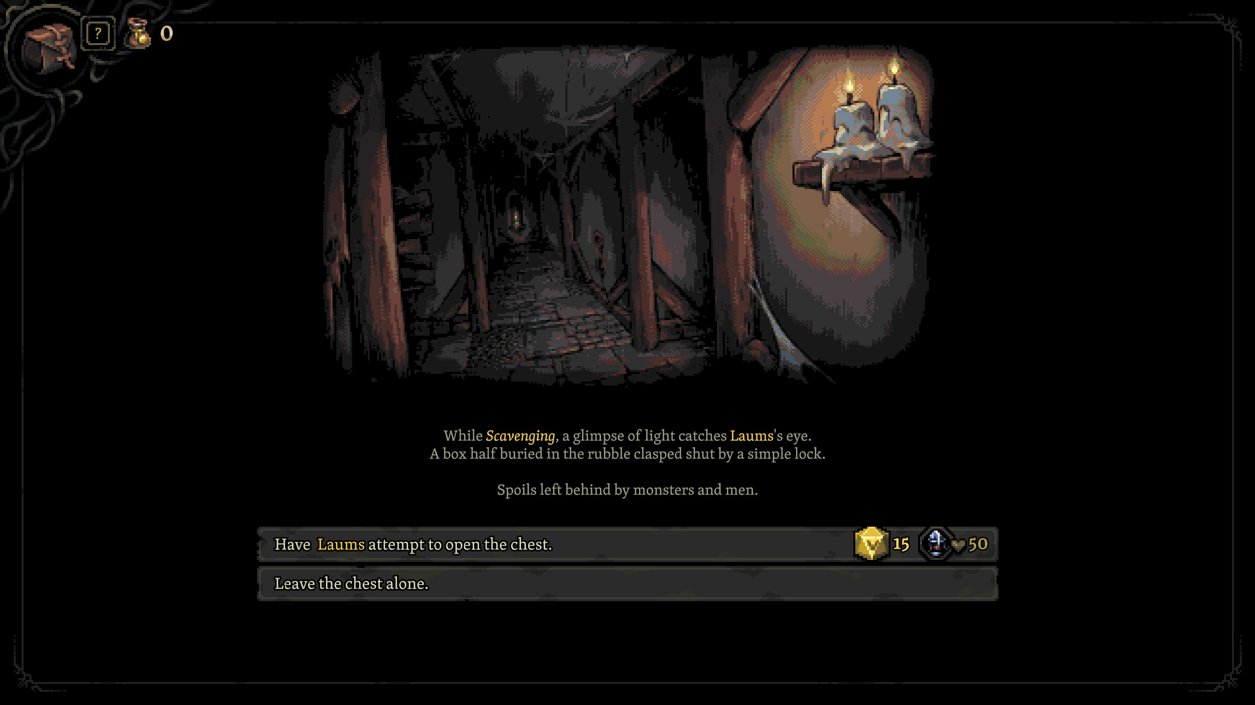 Gameplay screenshot from Neath showcasing a dark, atmospheric dungeon scene