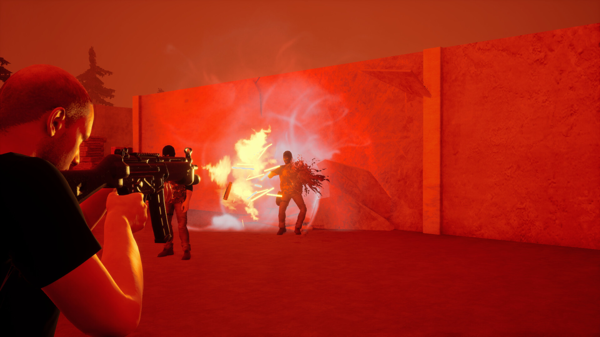 Intense action scene from Our Little Brothers featuring combat and unique gameplay mechanics.