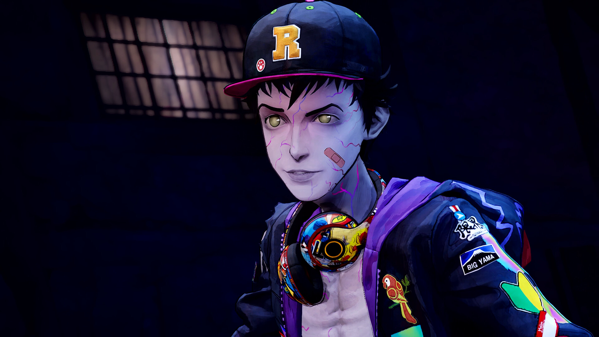 Stylish character from Stupid Never Dies with vibrant attire and unique accessories