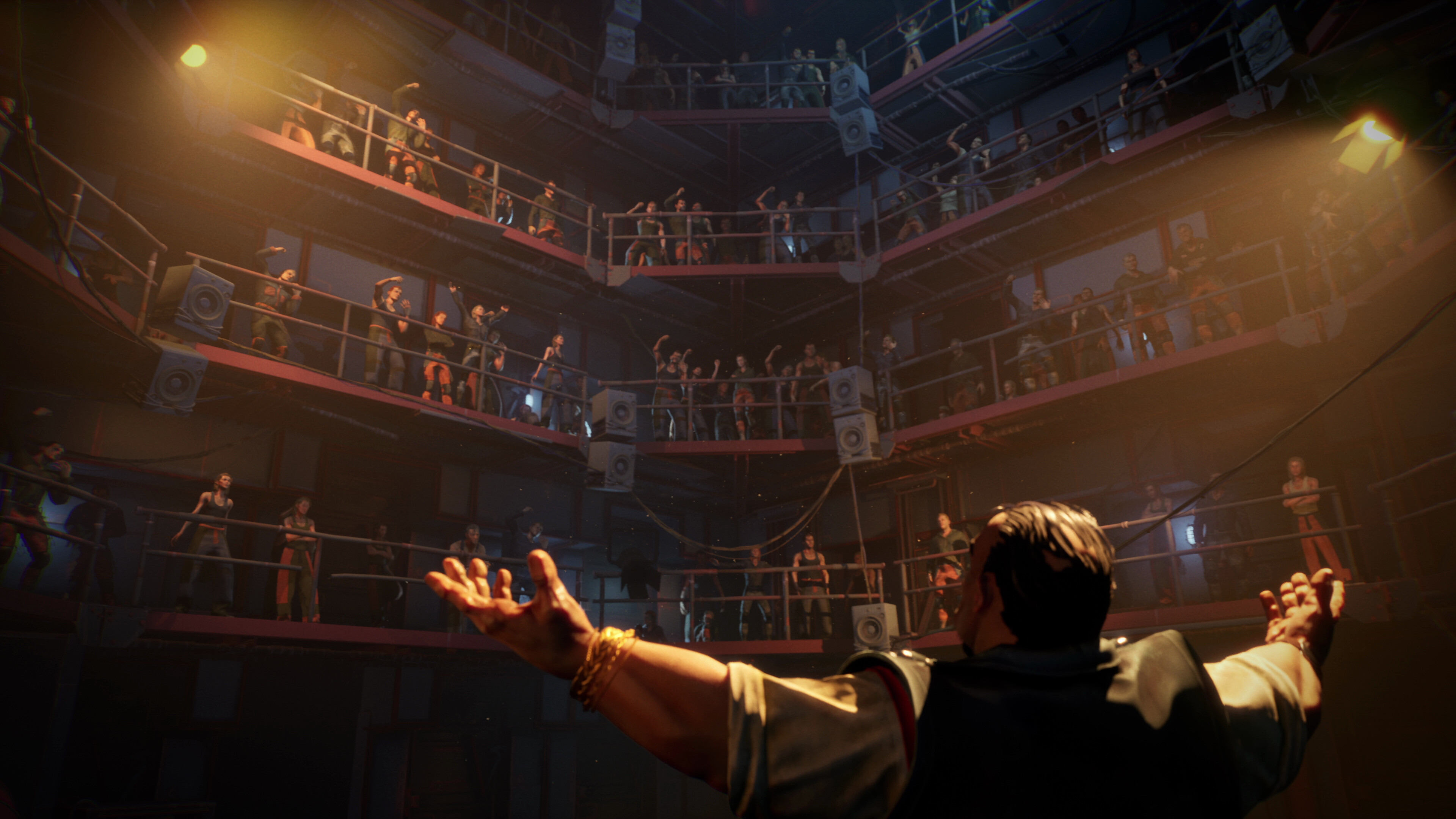 Exciting multiplayer scene from Tides of Tomorrow showcasing character Kass in a vibrant setting.