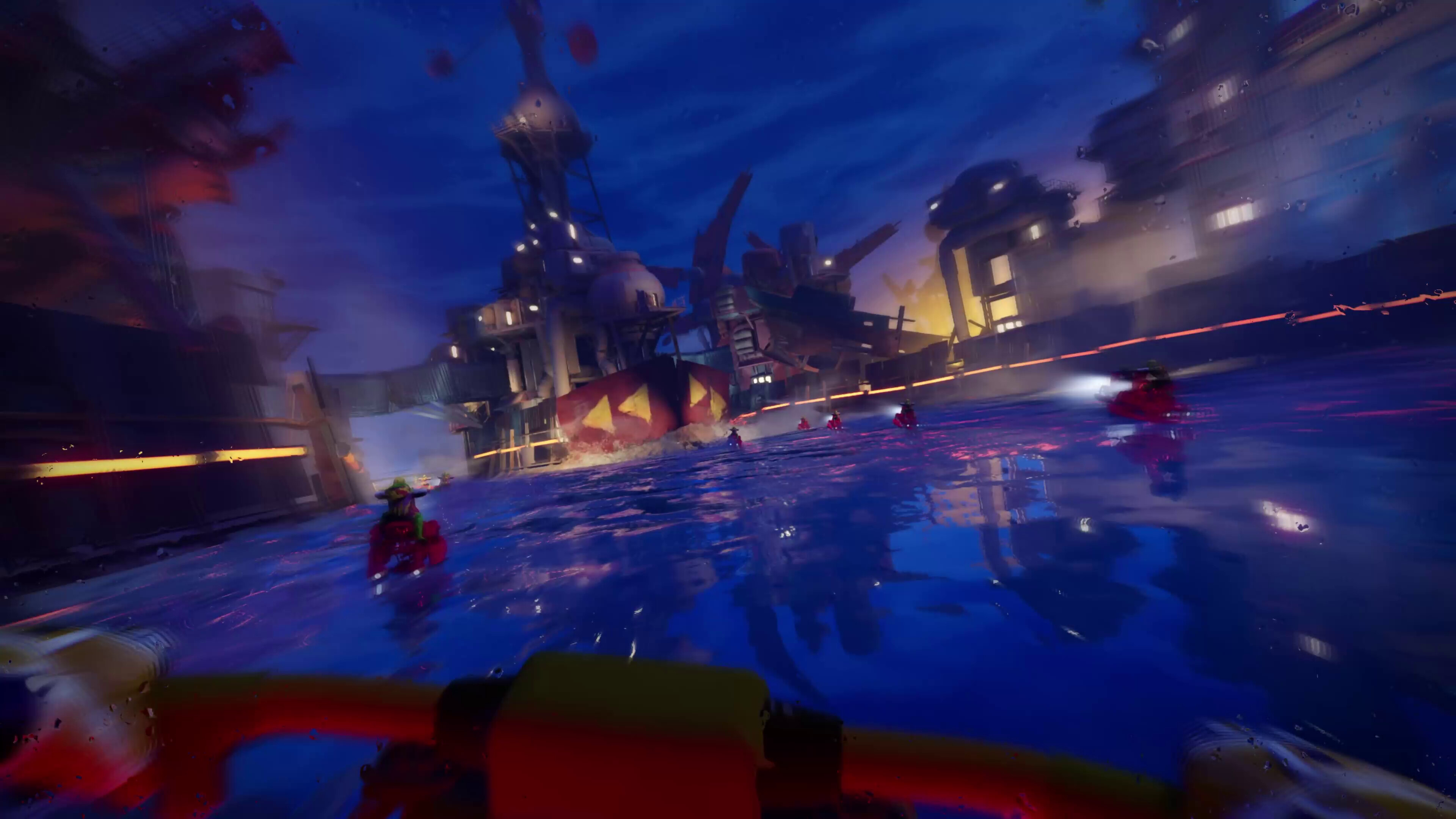 Exciting scene from Tides of Tomorrow showcasing a flooded ocean landscape