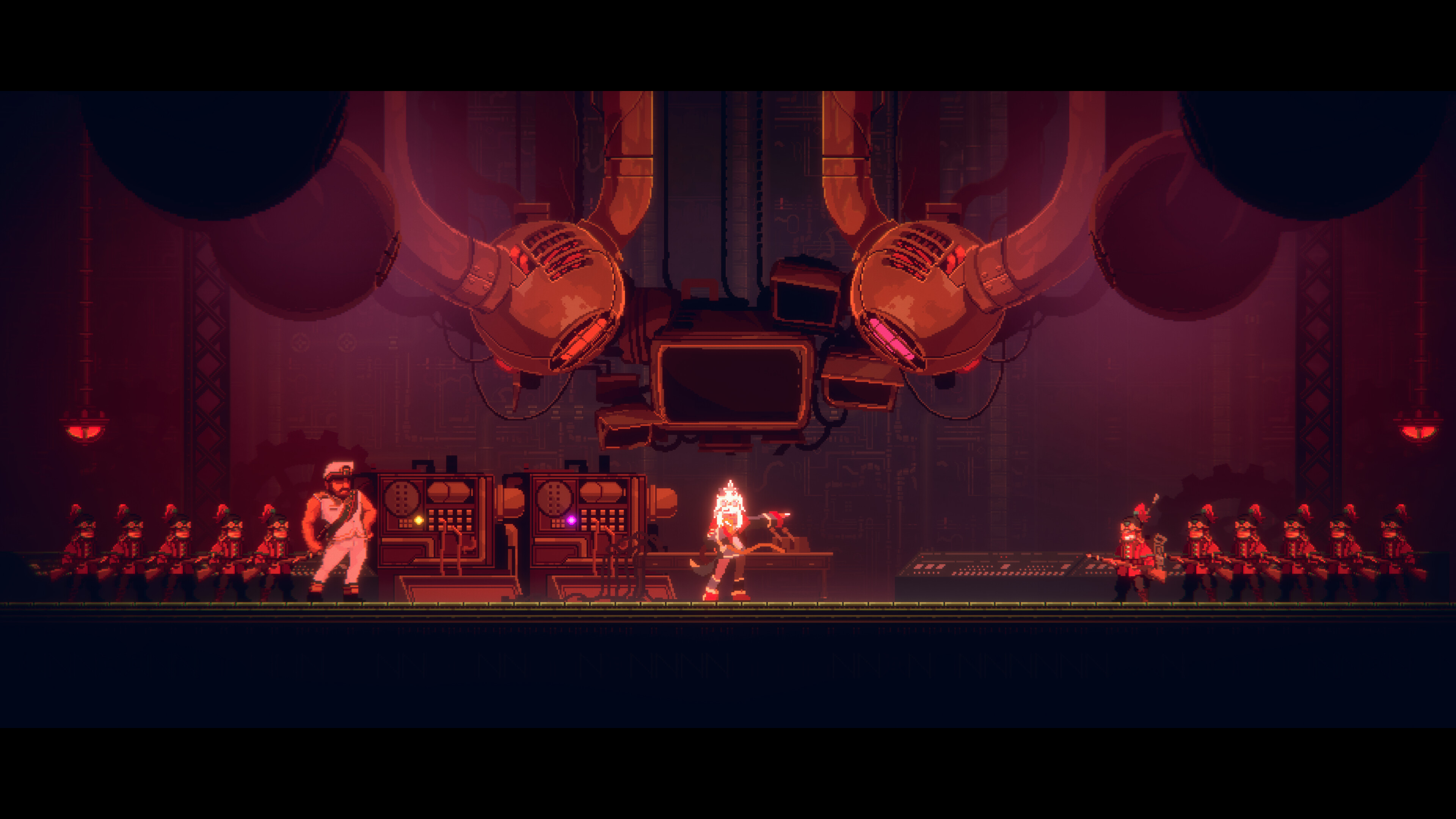 Inari gameplay reveal showing a character in a high-tech Eastern fantasy setting.