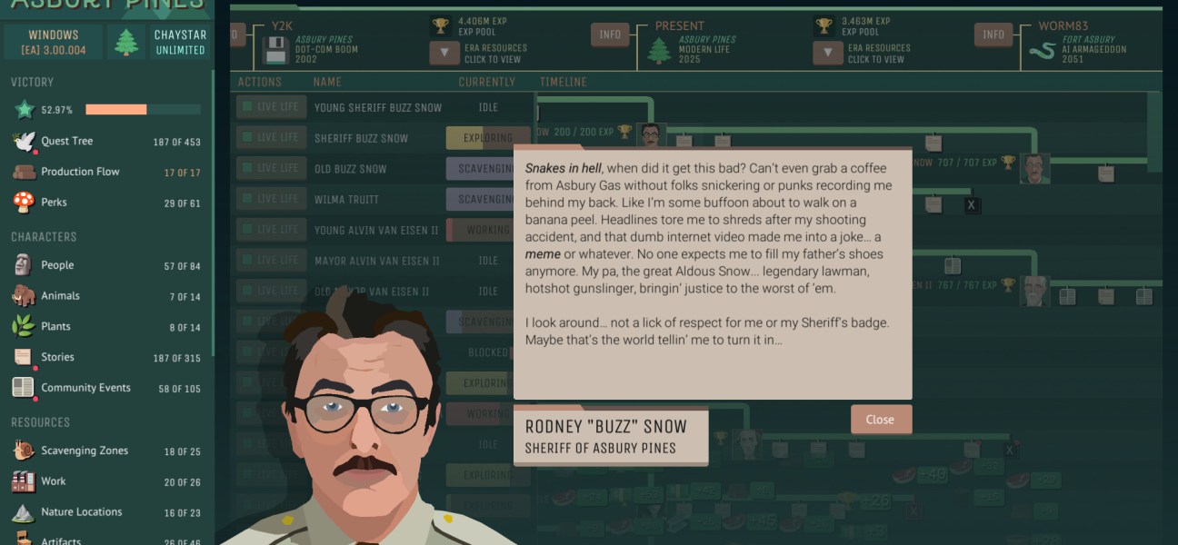 Asbury Pines gameplay screenshot 1