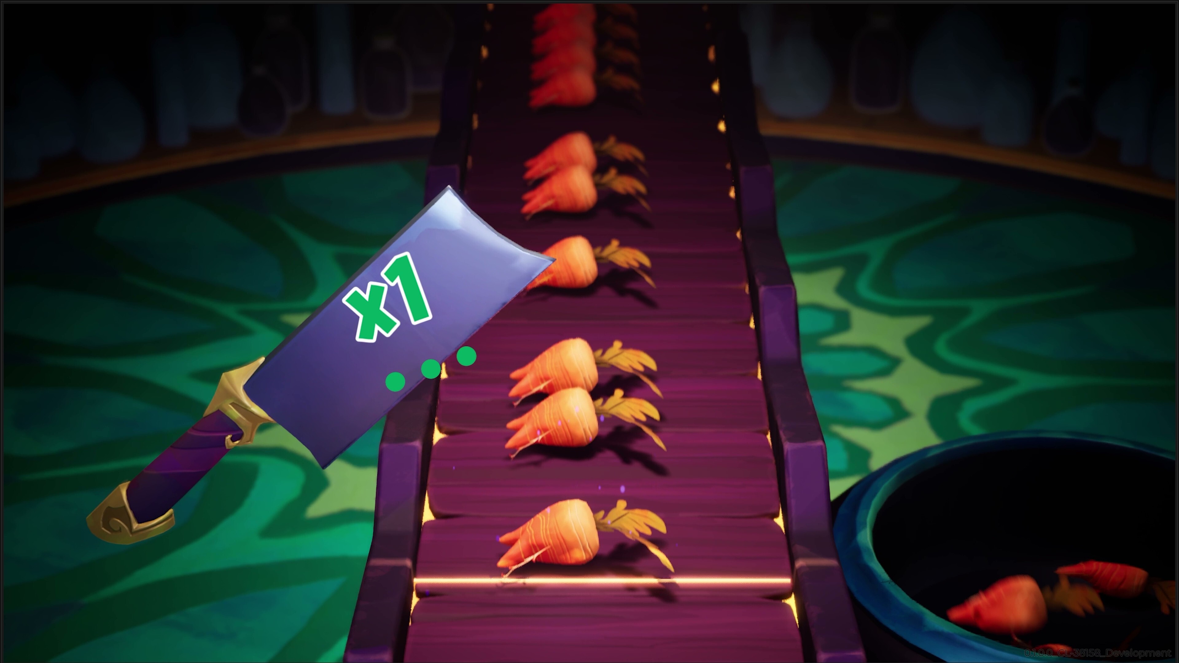 Beastro game screenshot showcasing a vibrant kitchen scene with ingredients.