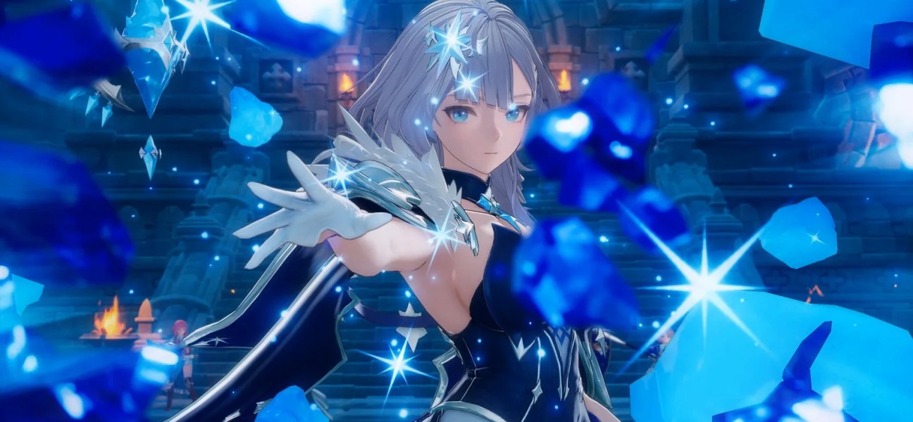 Epic character moment in DragonSword: Awakening with magical effects