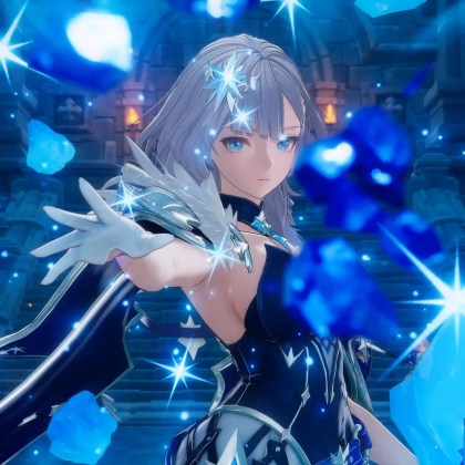 Epic character moment in DragonSword: Awakening with magical effects
