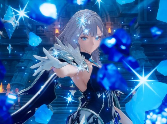 Epic character moment in DragonSword: Awakening with magical effects