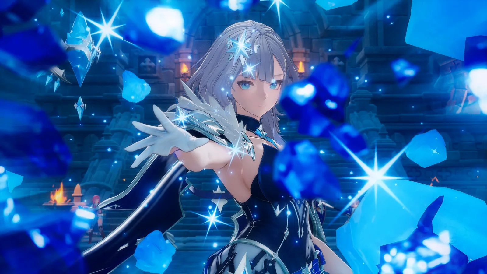 Epic character moment in DragonSword: Awakening with magical effects