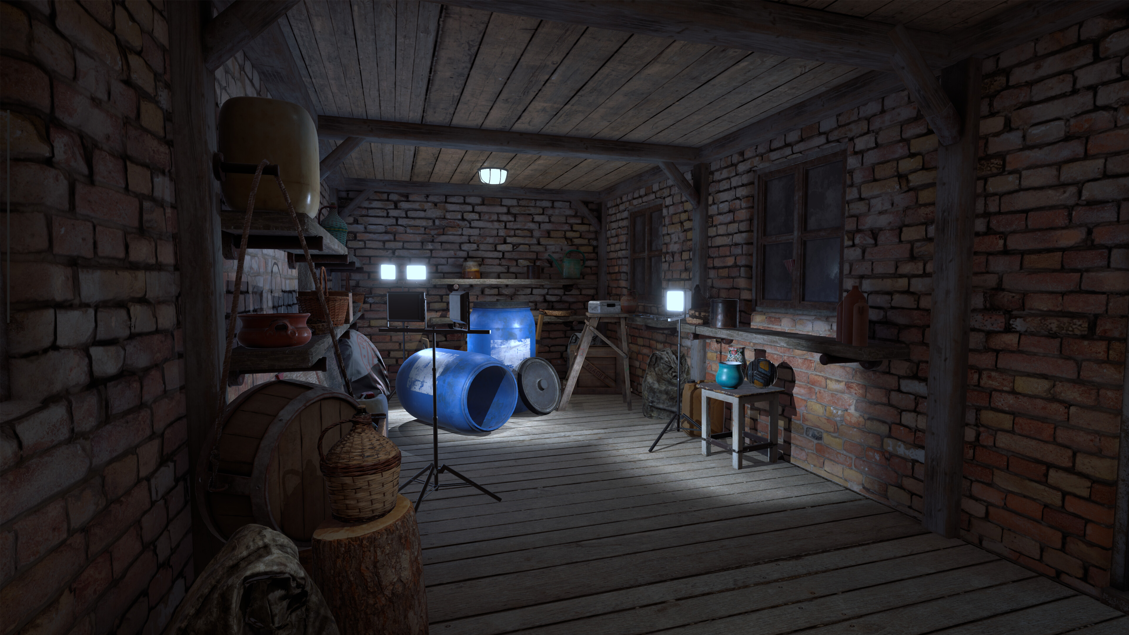Forensics: Crime Scene Detective game scene featuring a detailed investigation room.
