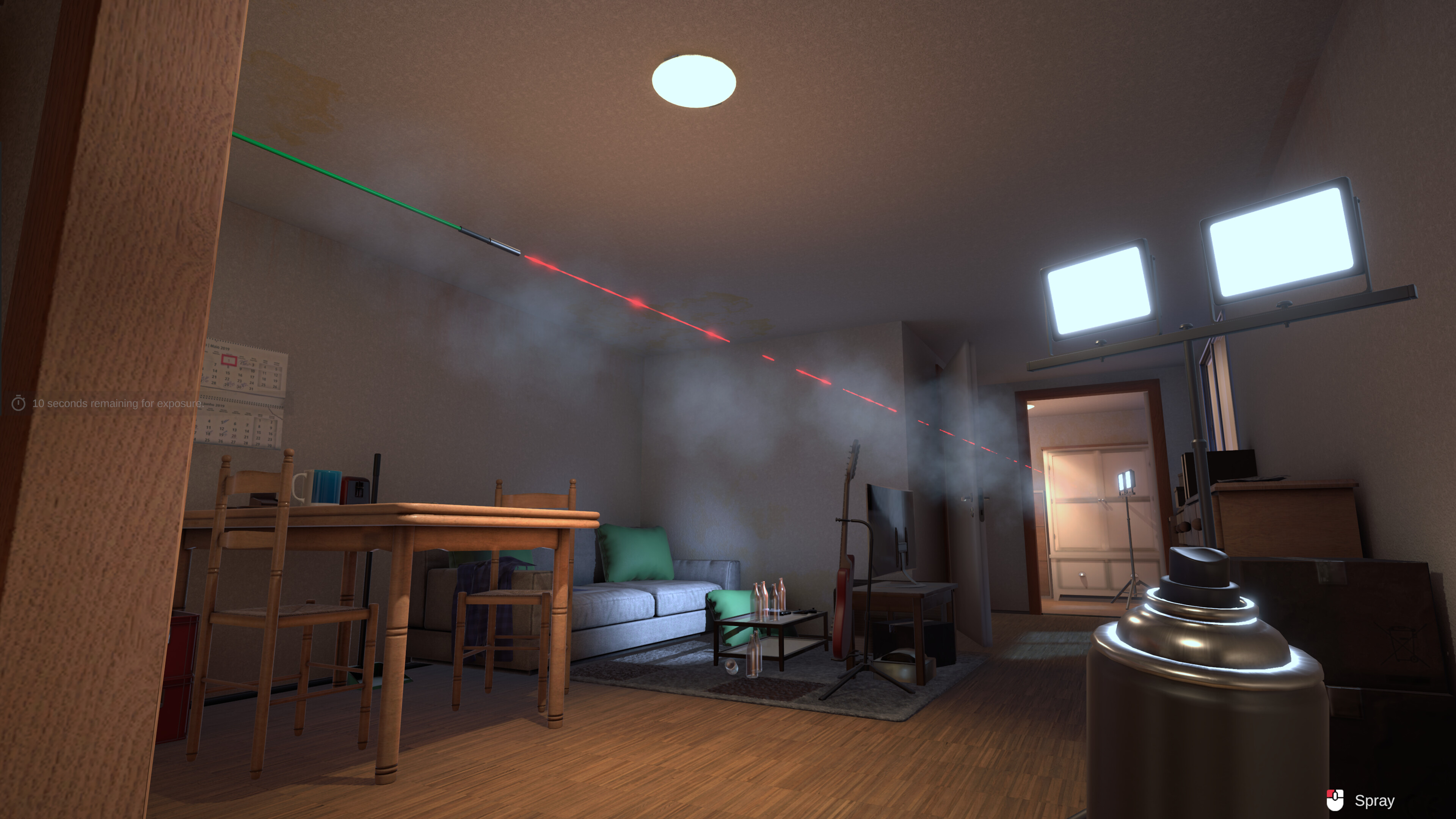Realistic crime scene investigation in Forensics: Crime Scene Detective game