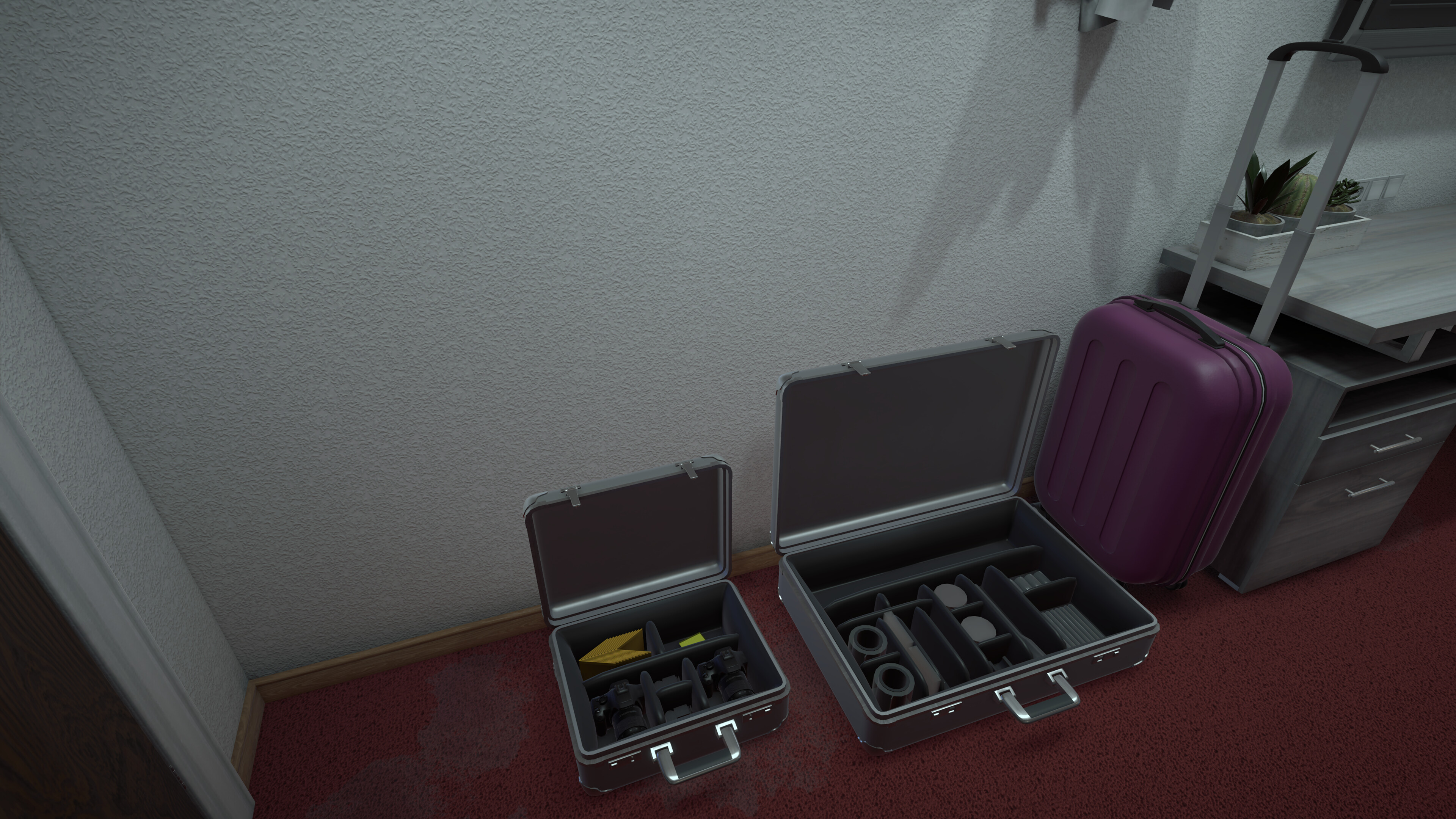 Forensics: Crime Scene Detective toolkits in a realistic game environment