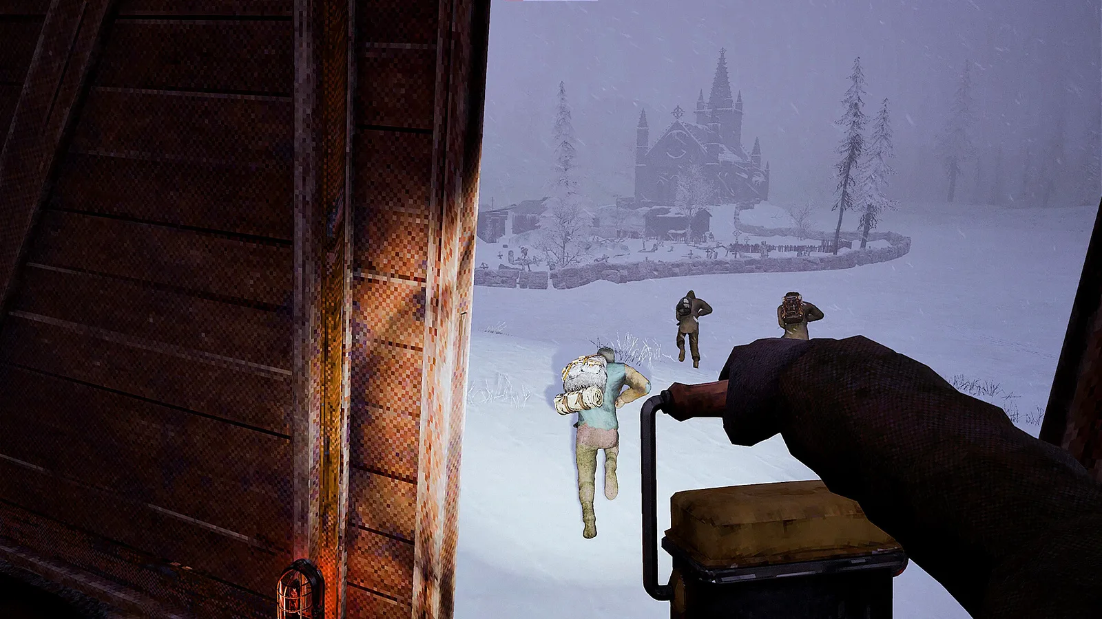 Frostrail gameplay scene showcasing snowy landscape and characters in action