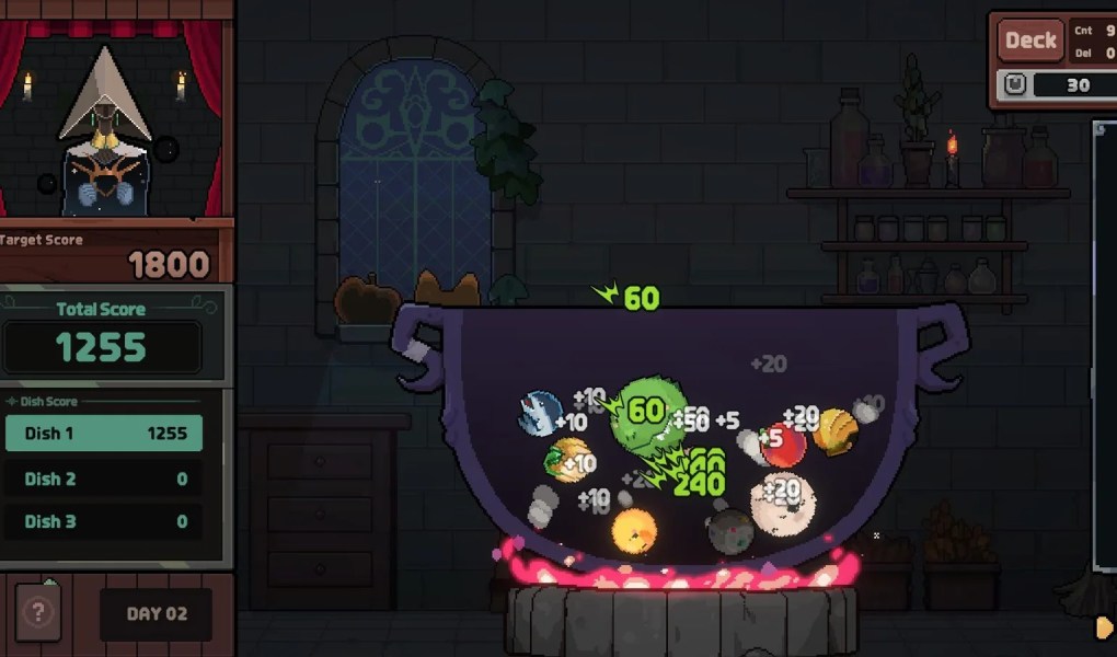 Kinny brewing potions in a mystical cauldron with vibrant ingredients