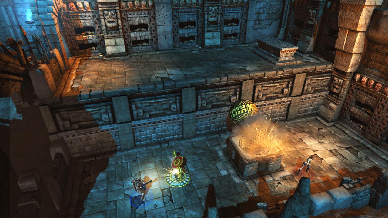 Lara Croft and the Guardian of Light gameplay scene with action and exploration elements