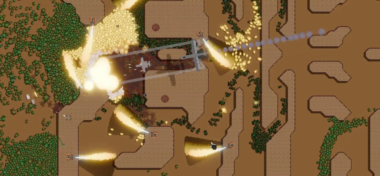 Intense aerial battle scene in Sir, We Have an Orc Problem game
