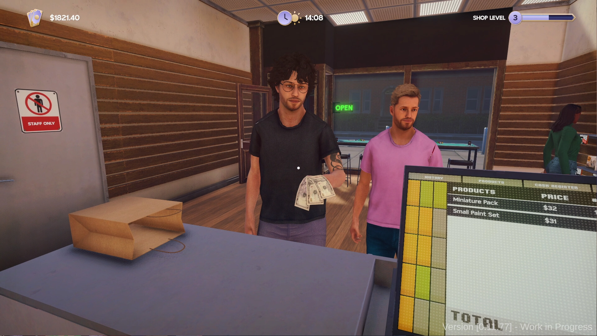 Tabletop Game Shop Simulator gameplay screenshot 2