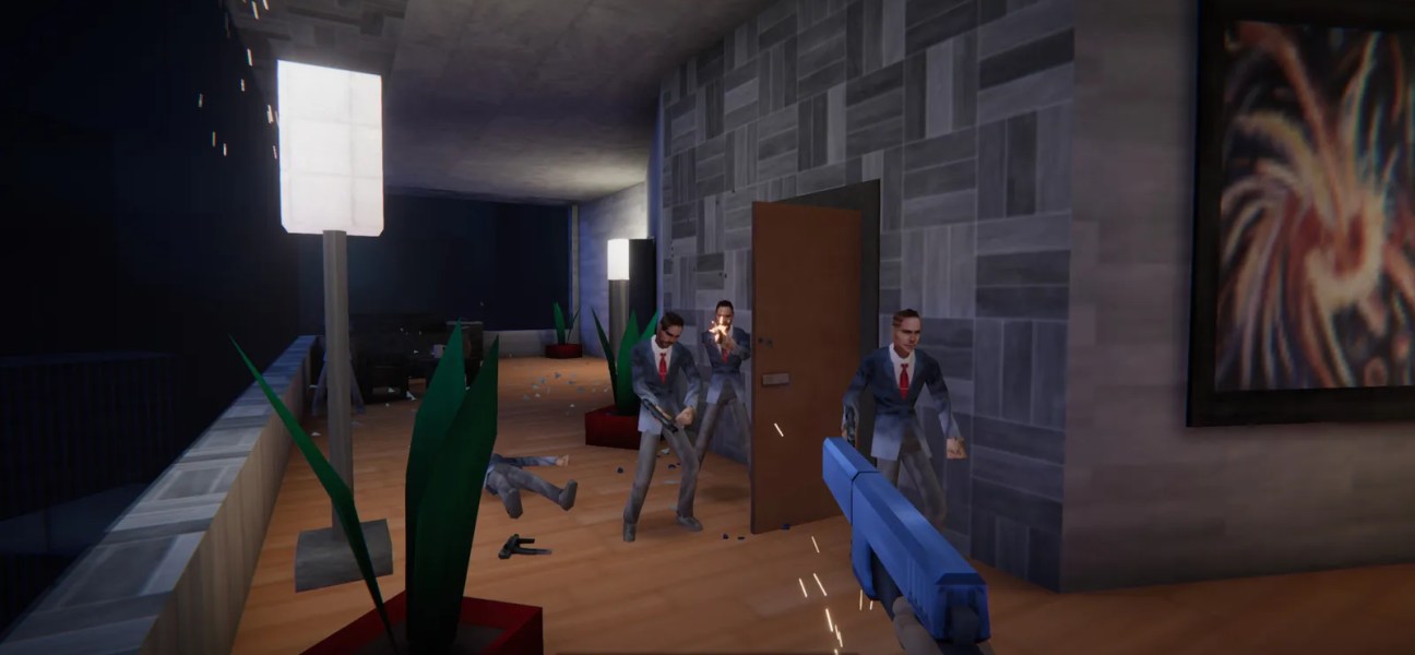 Action-packed scene from Agent 64: Spies Never Die featuring intense combat.