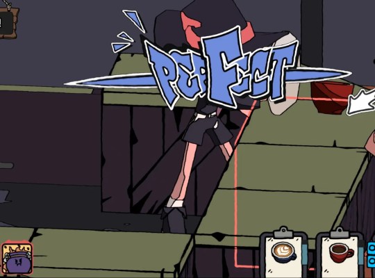 Gameplay screenshot of Hips N' Noses featuring a character in action.