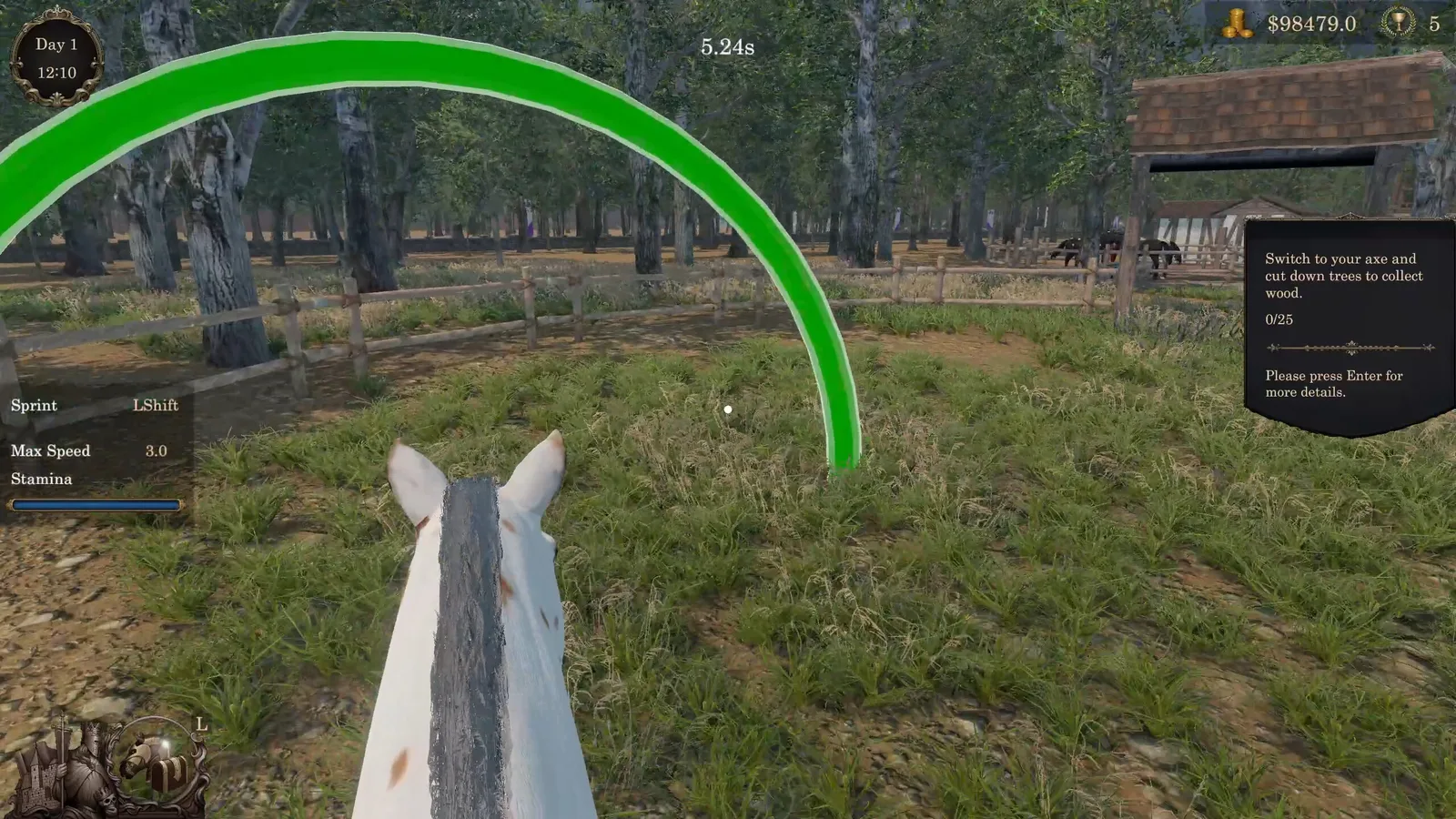 Medieval Horse Dealer Simulator gameplay screenshot 2
