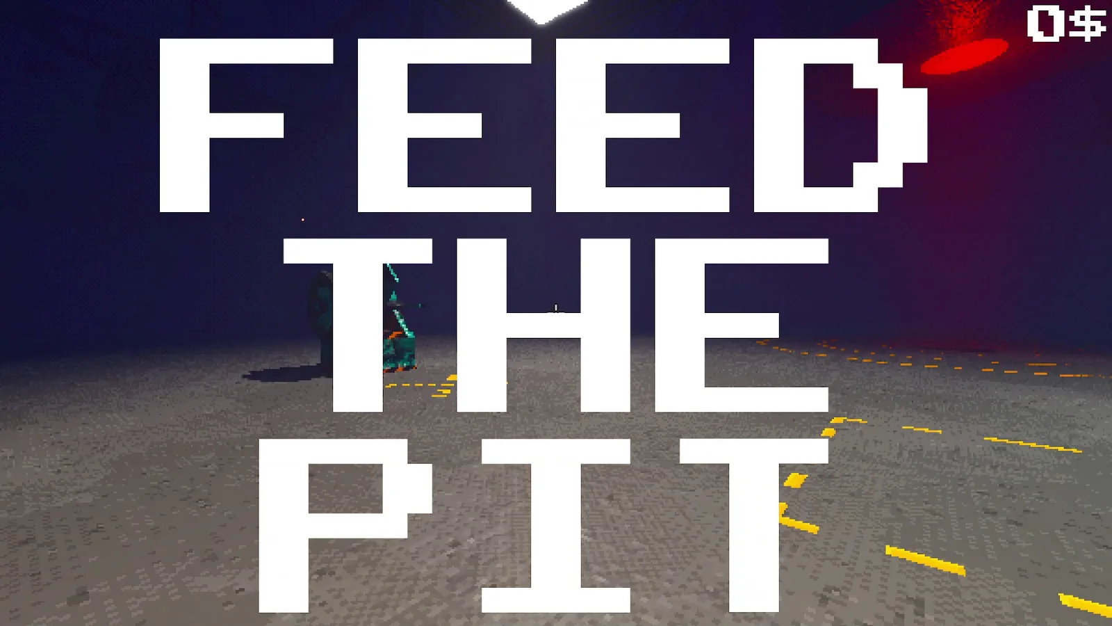 Pixelated scene from Project P.I.T.T. featuring a character and bold text