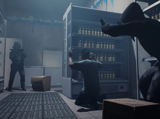 Tense standoff in a grocery store from Ready or Not game