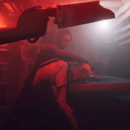 Intense moment in Static Dread: The Submarine showcasing horror elements