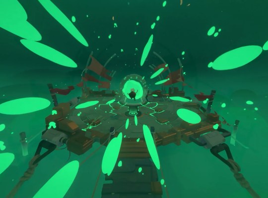Exploring a vibrant portal in Moonlighter 2: The Endless Vault