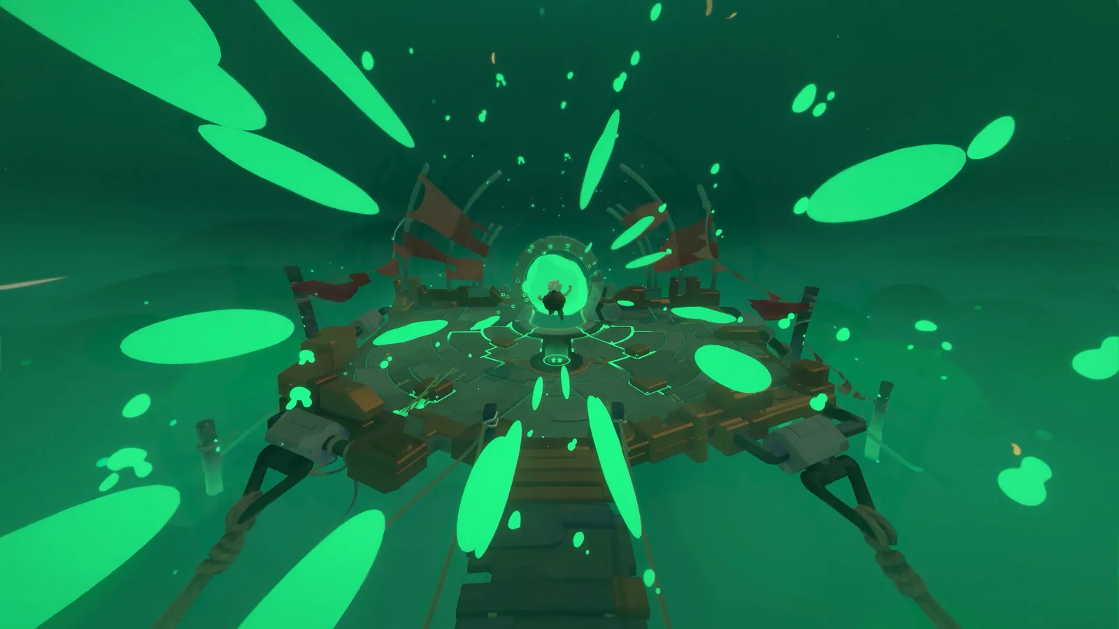 Exploring a vibrant portal in Moonlighter 2: The Endless Vault